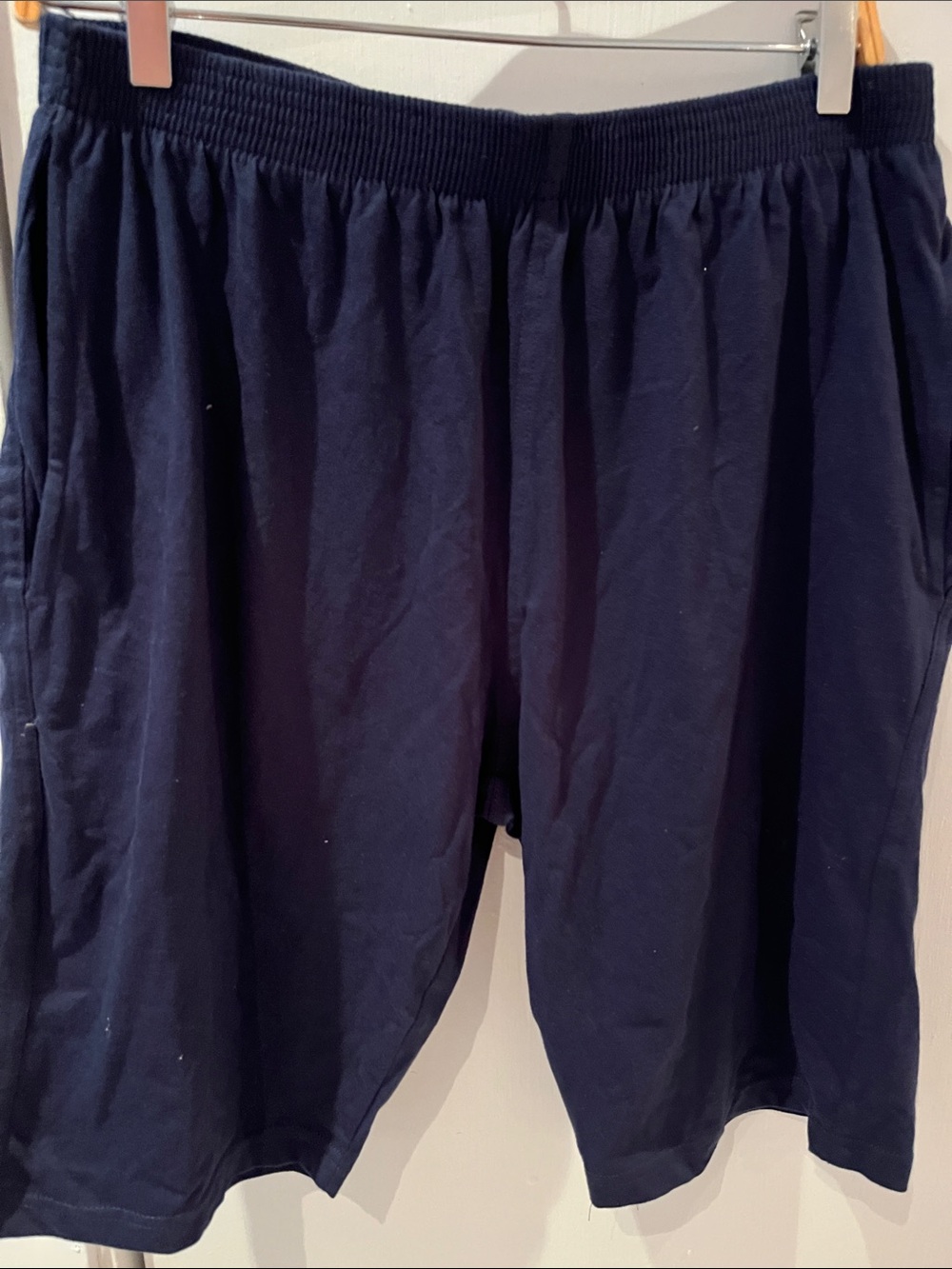 Men's Navy Athletic Shorts - Classic Comfort